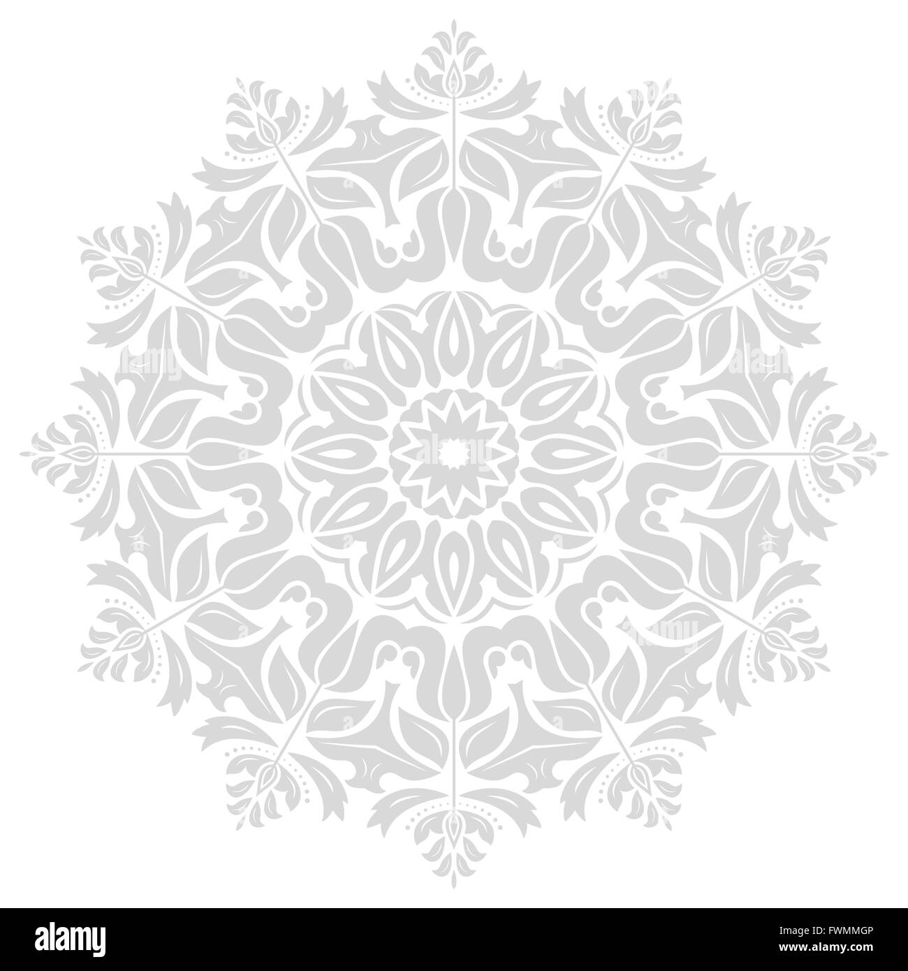 Damask Oriental Pattern Stock Photo Alamy
