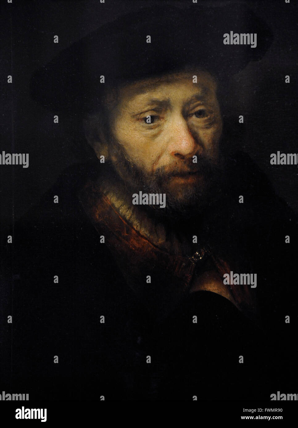 Rembrandt portrait old man beard hi-res stock photography and images ...