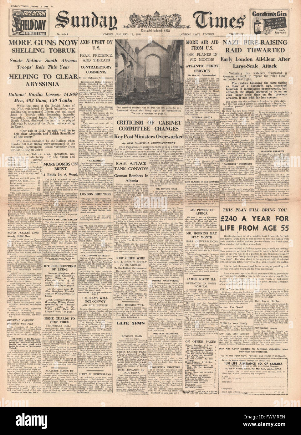 The london times newspaper front page hires stock photography and