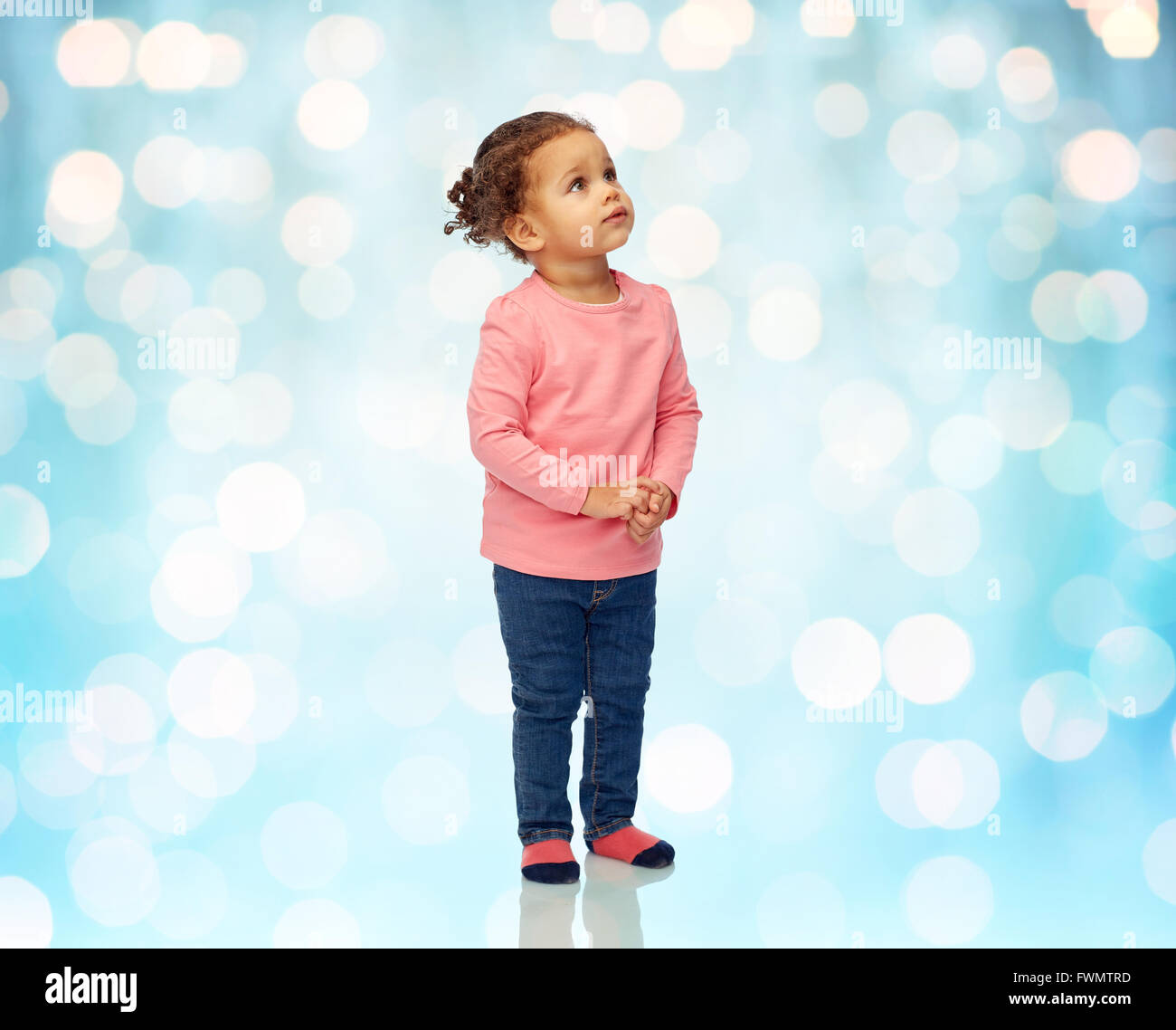 beautiful little baby girl portrait Stock Photo - Alamy