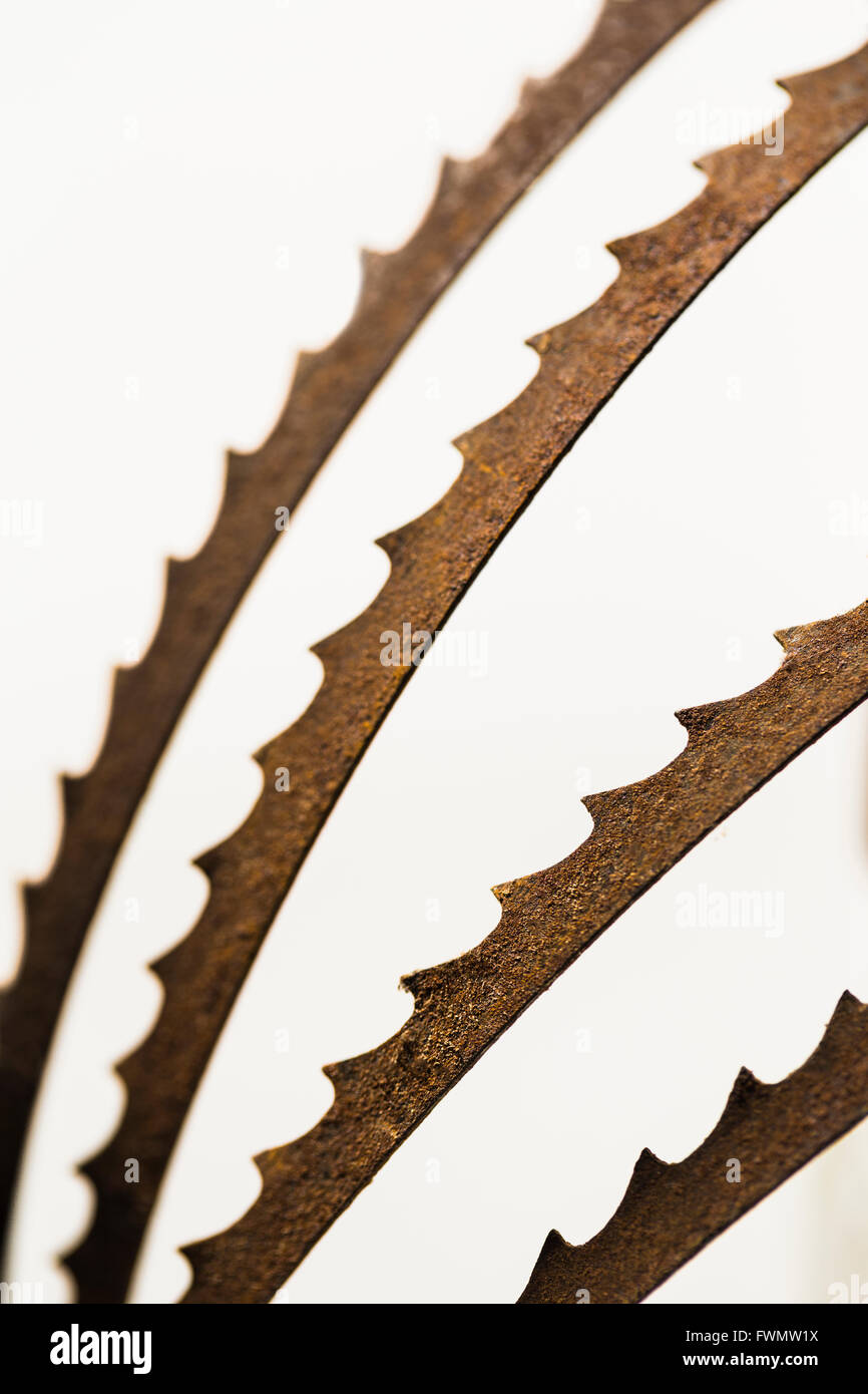 Rusty saw blade. Stock Photo