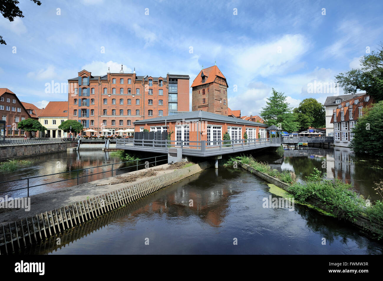 Abtsmuhle, Hanseatic Town Luneburg, Germany Stock Photo