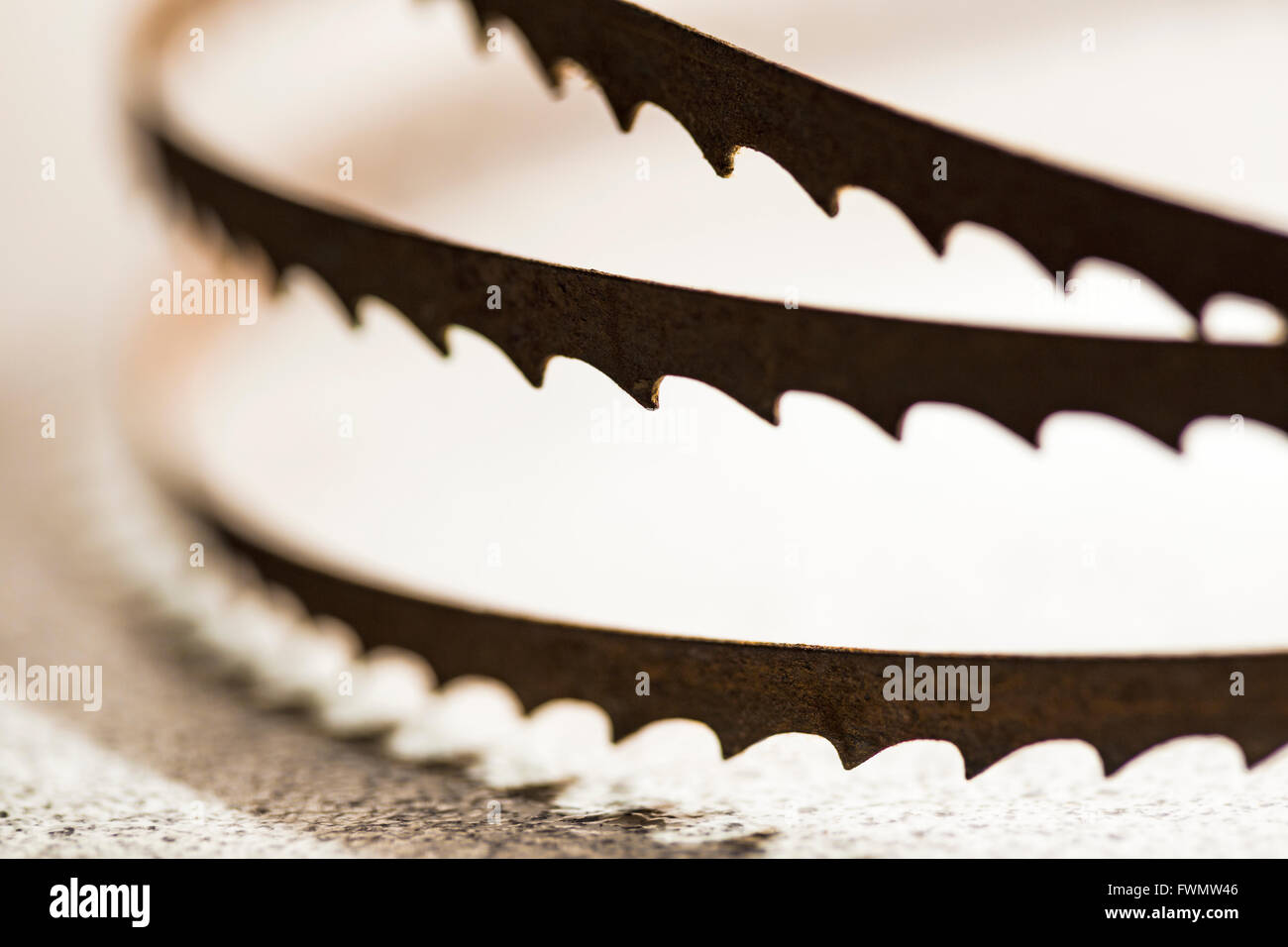 Rusty saw blade Stock Photo Alamy