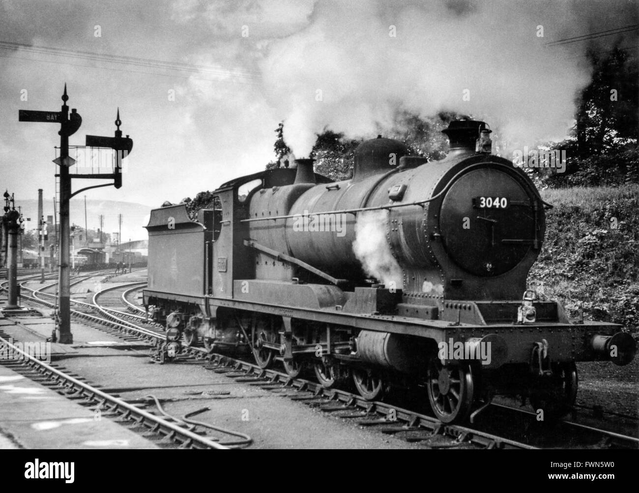One hundred of Robinson's Great Central Railway 2-8-0s were purchased by the Great Western from the ex War Department following Stock Photo