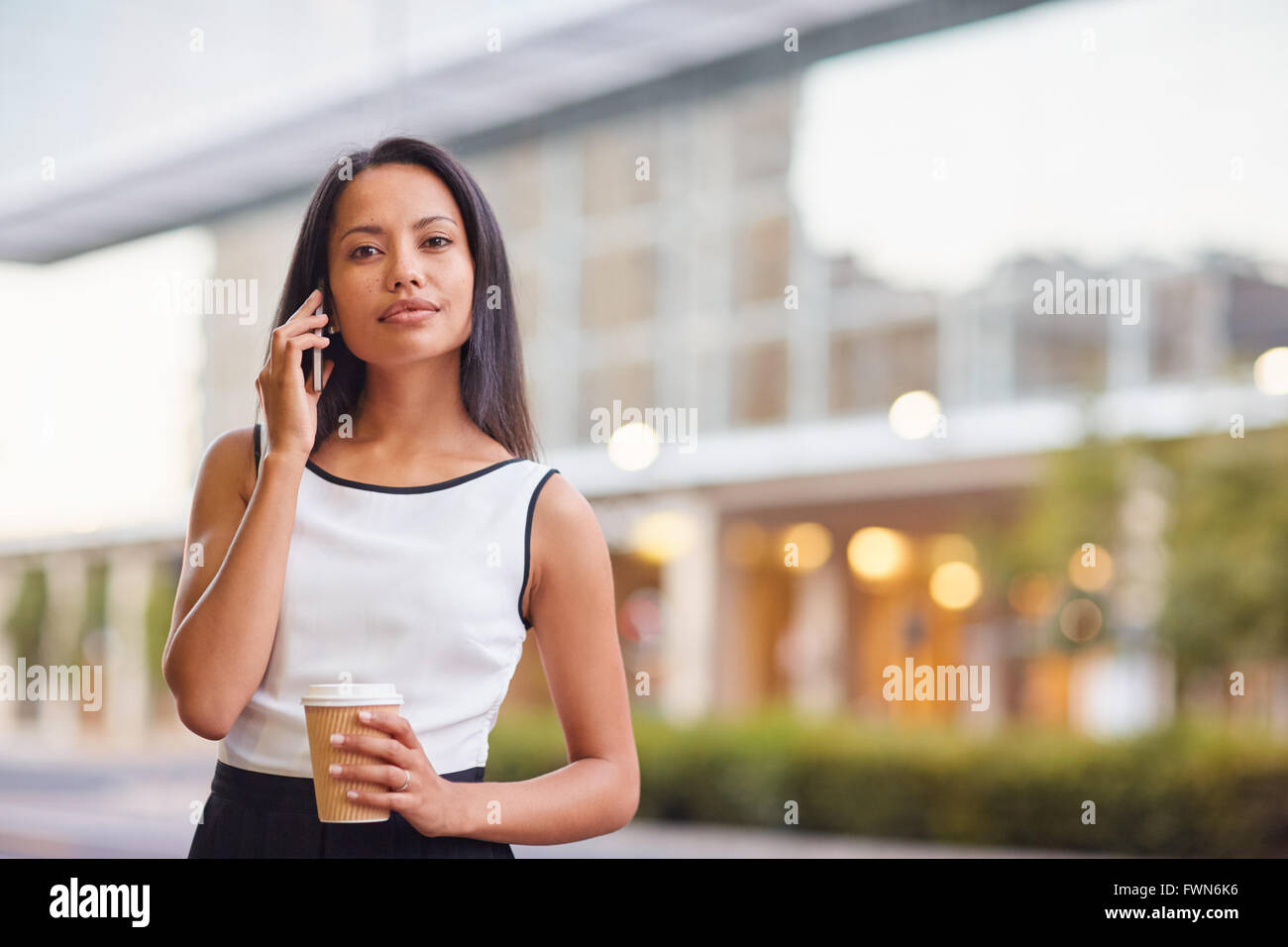 Business on the go Stock Photo
