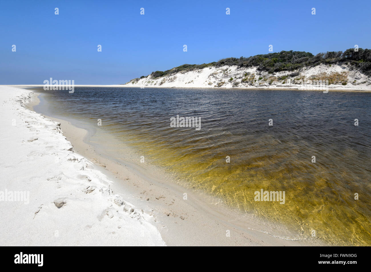 View of Nanarup Beach, Western Australia, WA, Australia Stock Photo