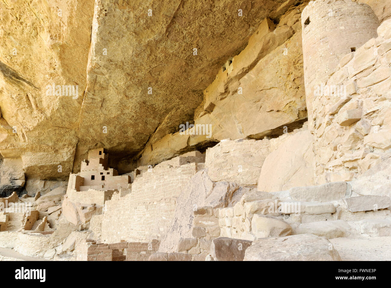 Cliff Palace dwelling Mesa Verde National Park, Colorado, USA Stock ...