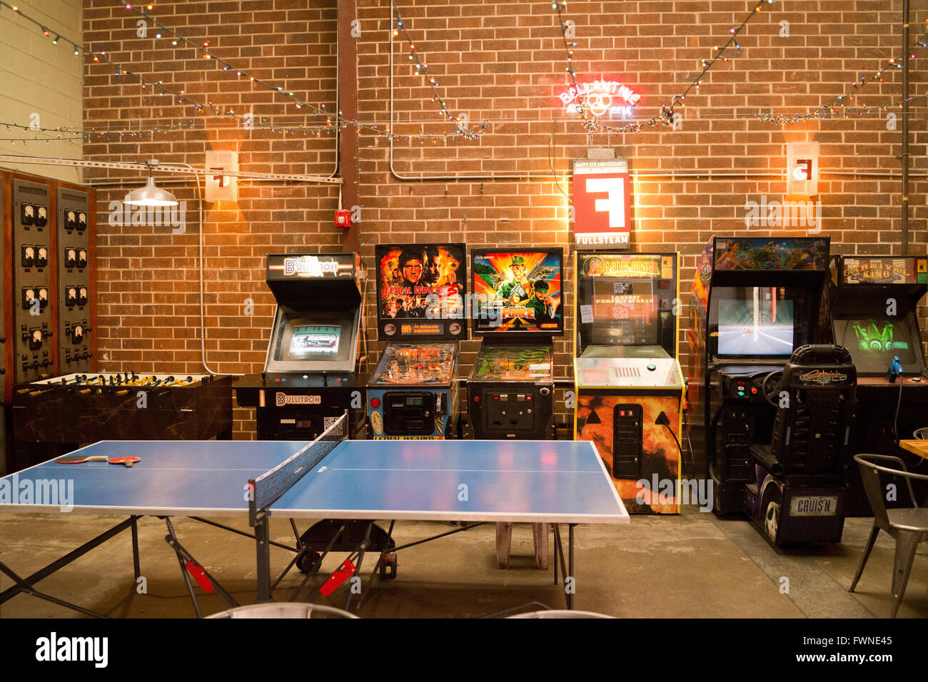 Fullstream Brewery & Tavern, Durham, North Carolina NC USA. Southern