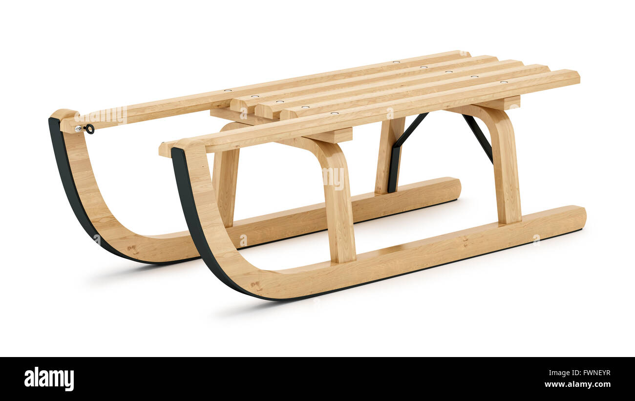 Sledge sleigh Cut Out Stock Images