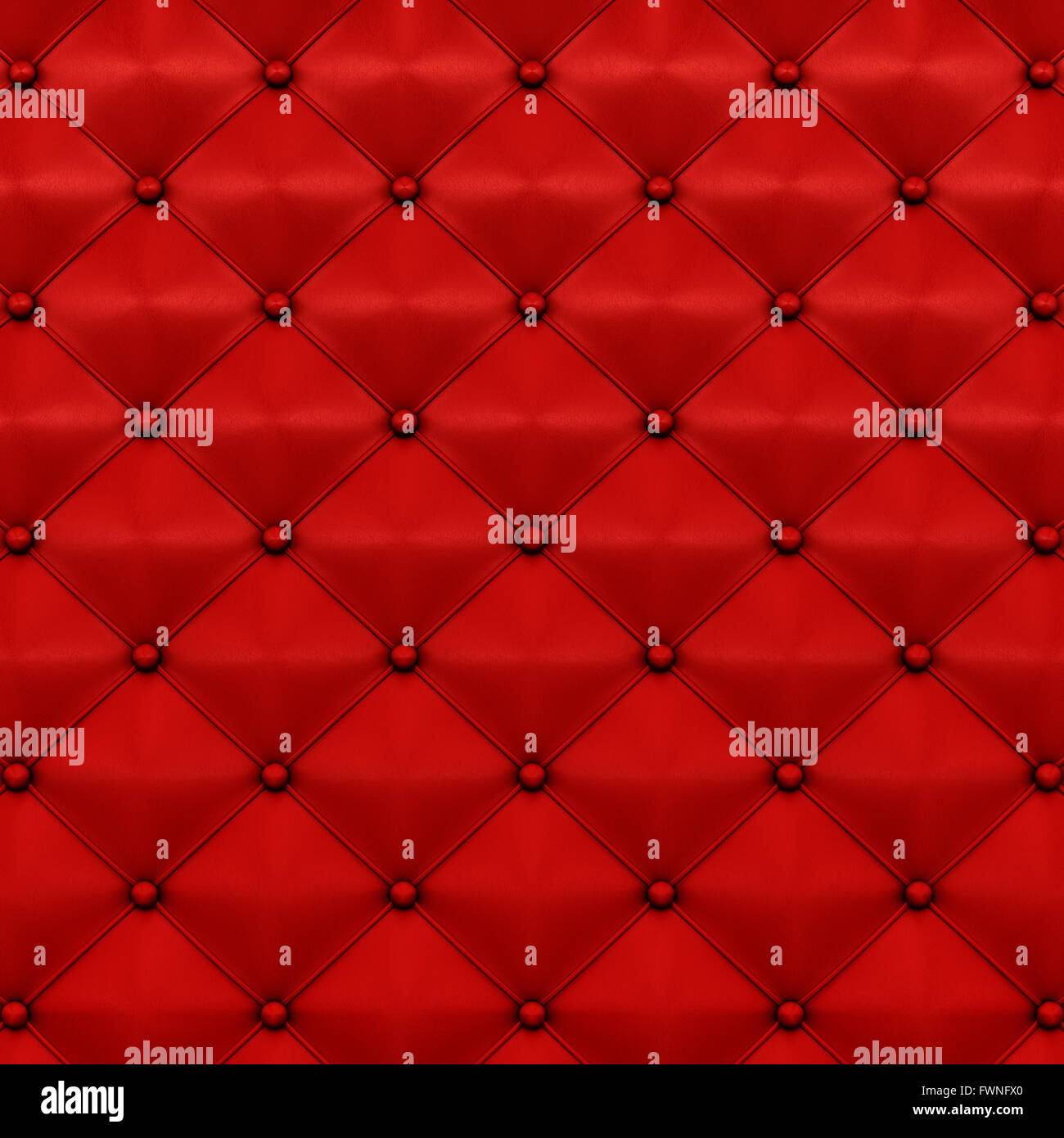 render of red leather texture Stock Photo