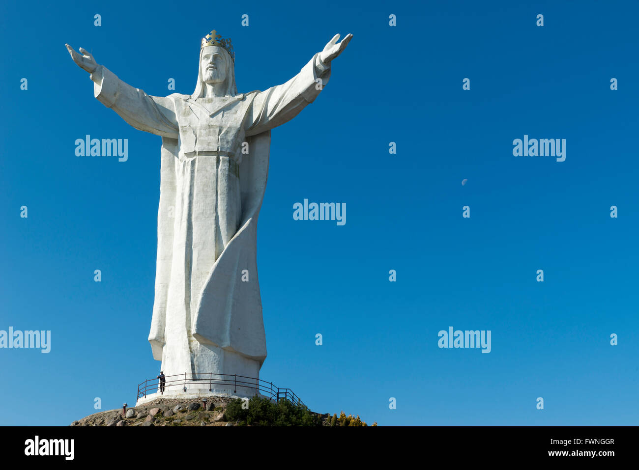 Christ the King, the world's largest statue of Jesus, Swiebodzin, Lubusz Voivodeship, in western