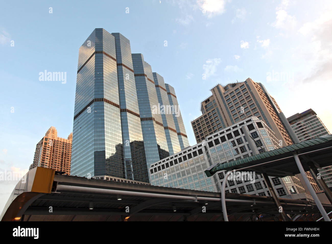 Bangkok Skylines building at business district Stock Photo - Alamy