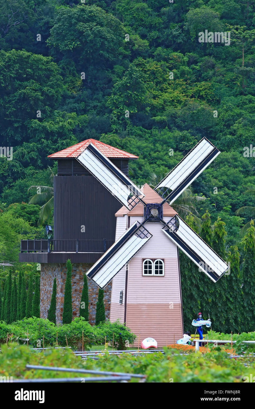 Historic Windmill On The Fields At Pattaya Thailand Stock Photo Alamy Historic Windmill On The Fields At Pattaya Thailand Stock Photo Alamy