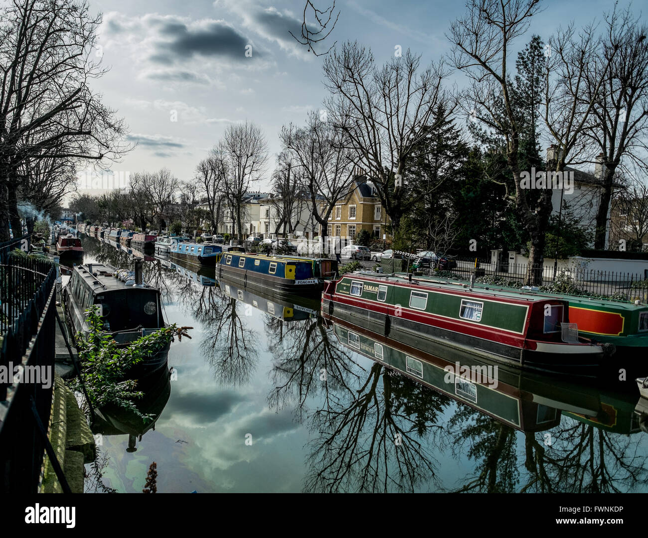 The Regent's Canal at Little Venice, Maida Vale, London Stock Photo