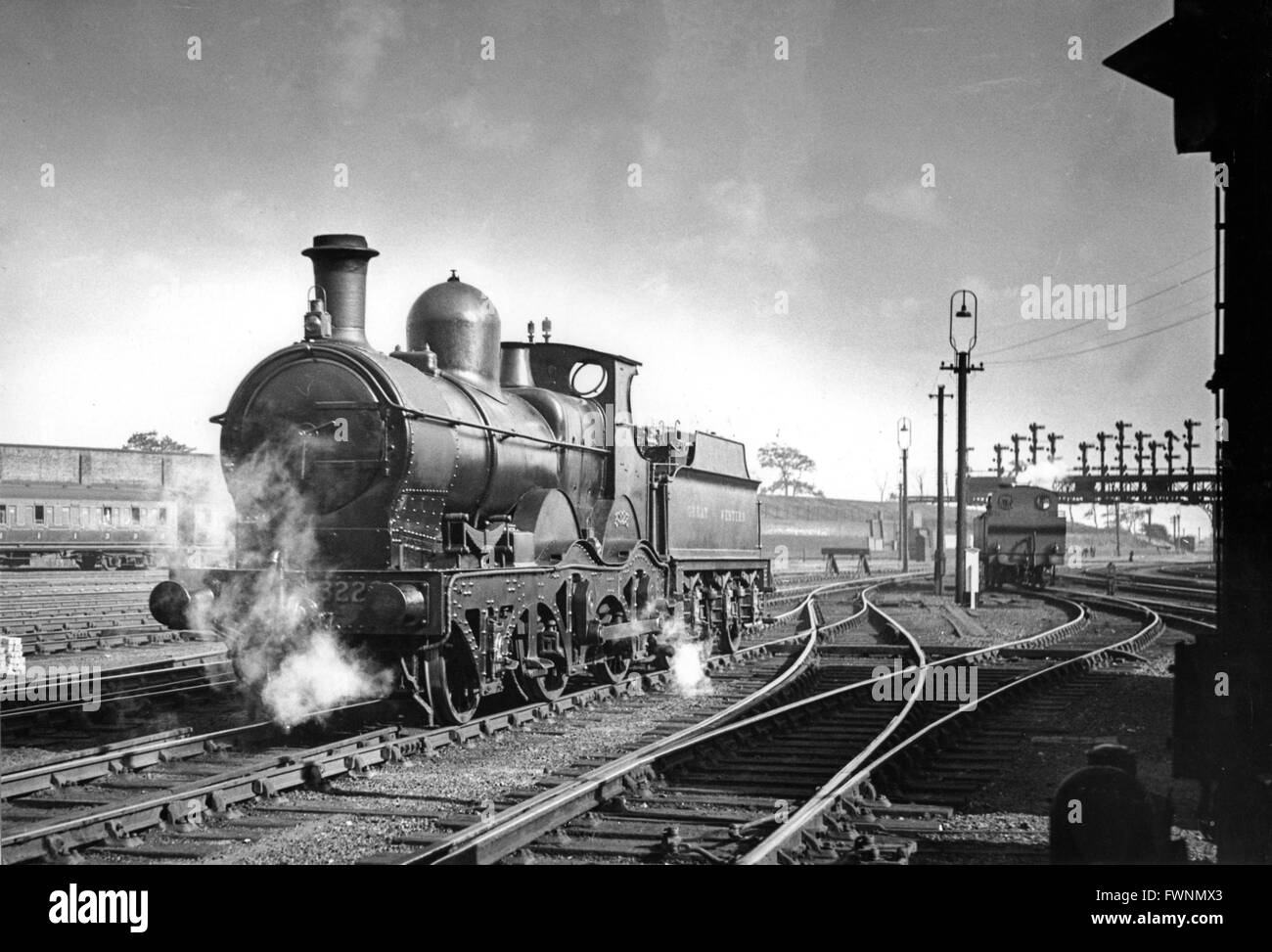 William Dean's Barnum Class 2-4-0s were introduced onto the Great Western in 1889. Stock Photo