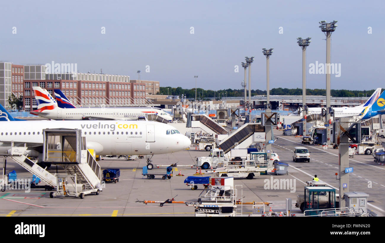 Flughafen Frankfurt (Vorfeld) Stock Photo
