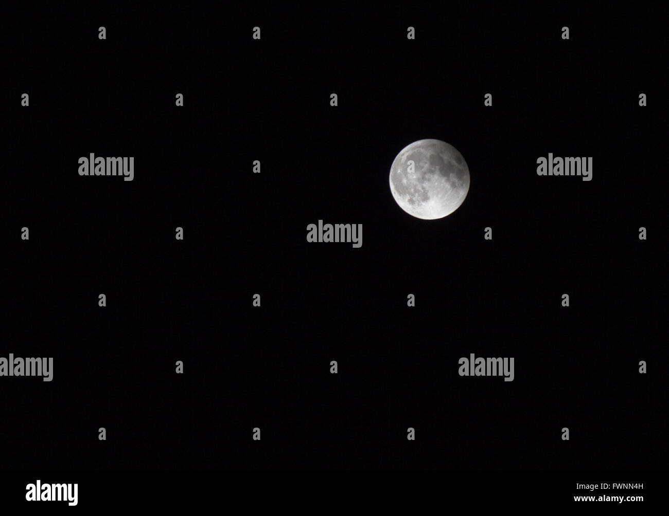 Hanging Moon Stock Photo Alamy