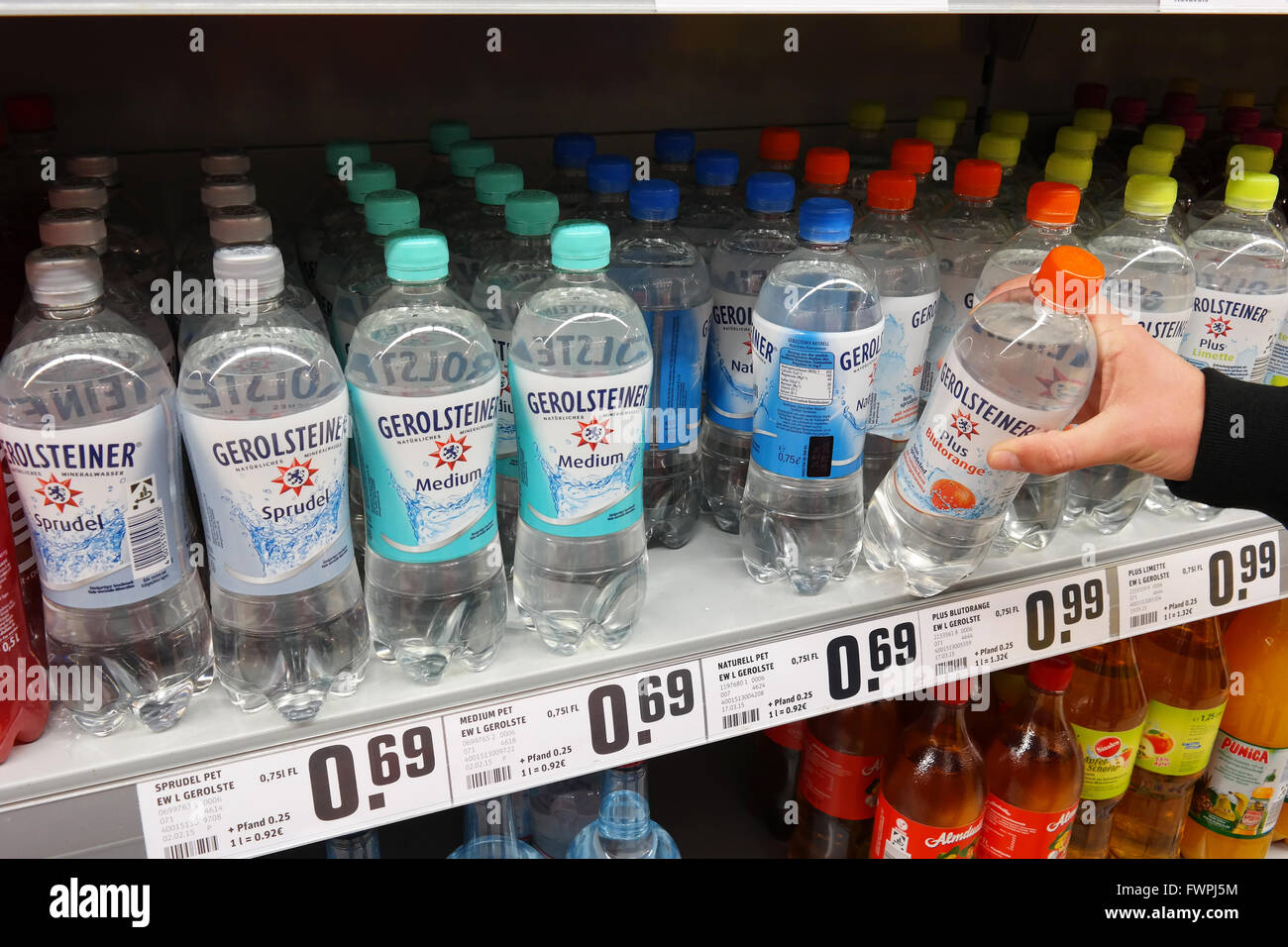 Mineral Water Bottles High Resolution Stock Photography and Images - Alamy