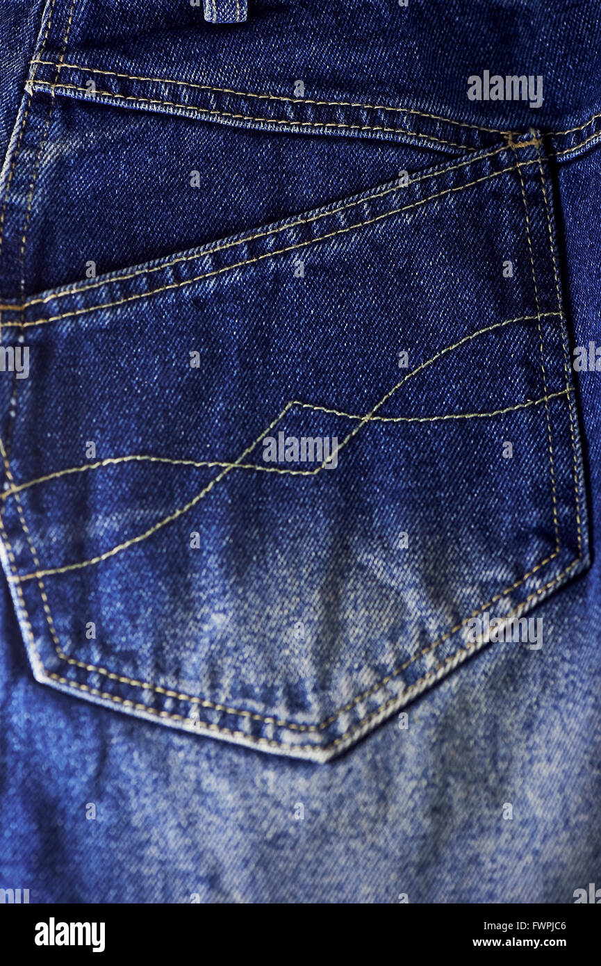 Closeup denim jeans texture seams hi-res stock photography and images ...