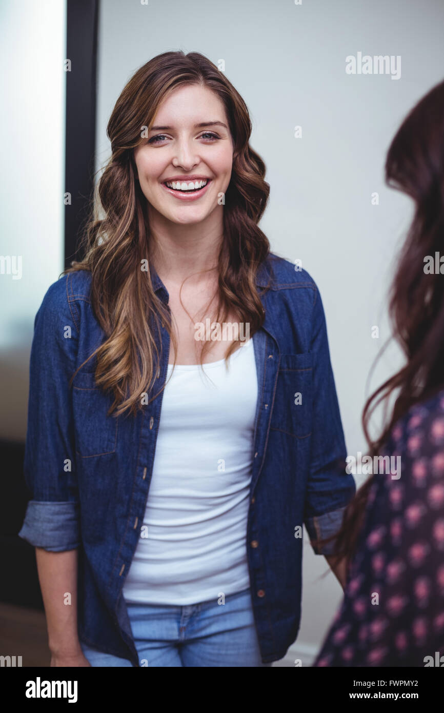 Portrait of beautiful woman smiling Stock Photo - Alamy