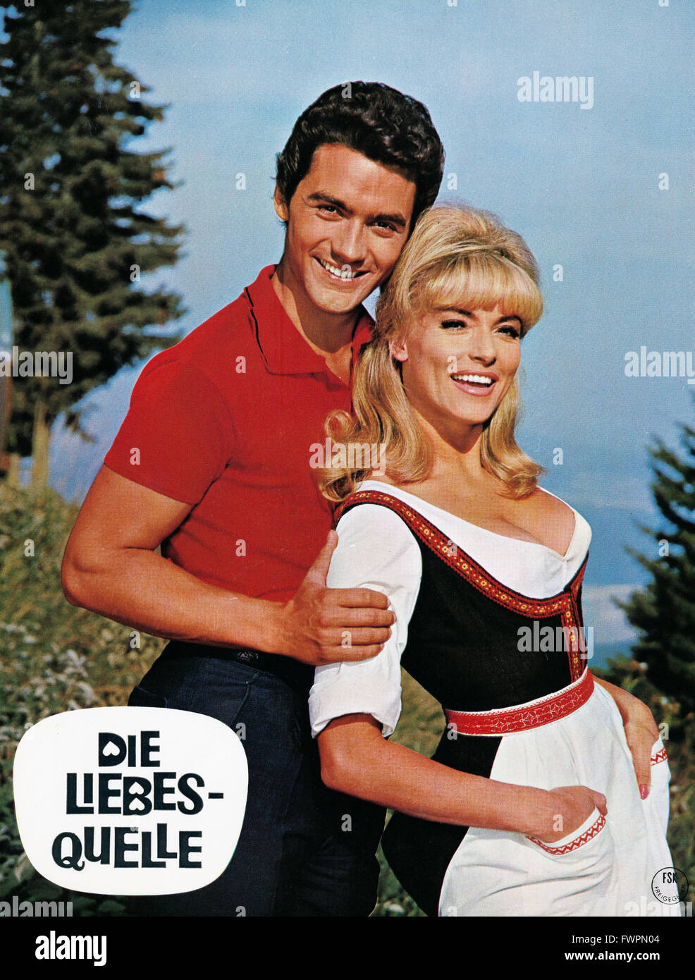 Die Liebesquelle, Österreich 1966, Regie: Ernst Hofbauer, Darsteller: Ann  Smyrner, Hans Jürgen Bäumler Stock Photo - Alamy