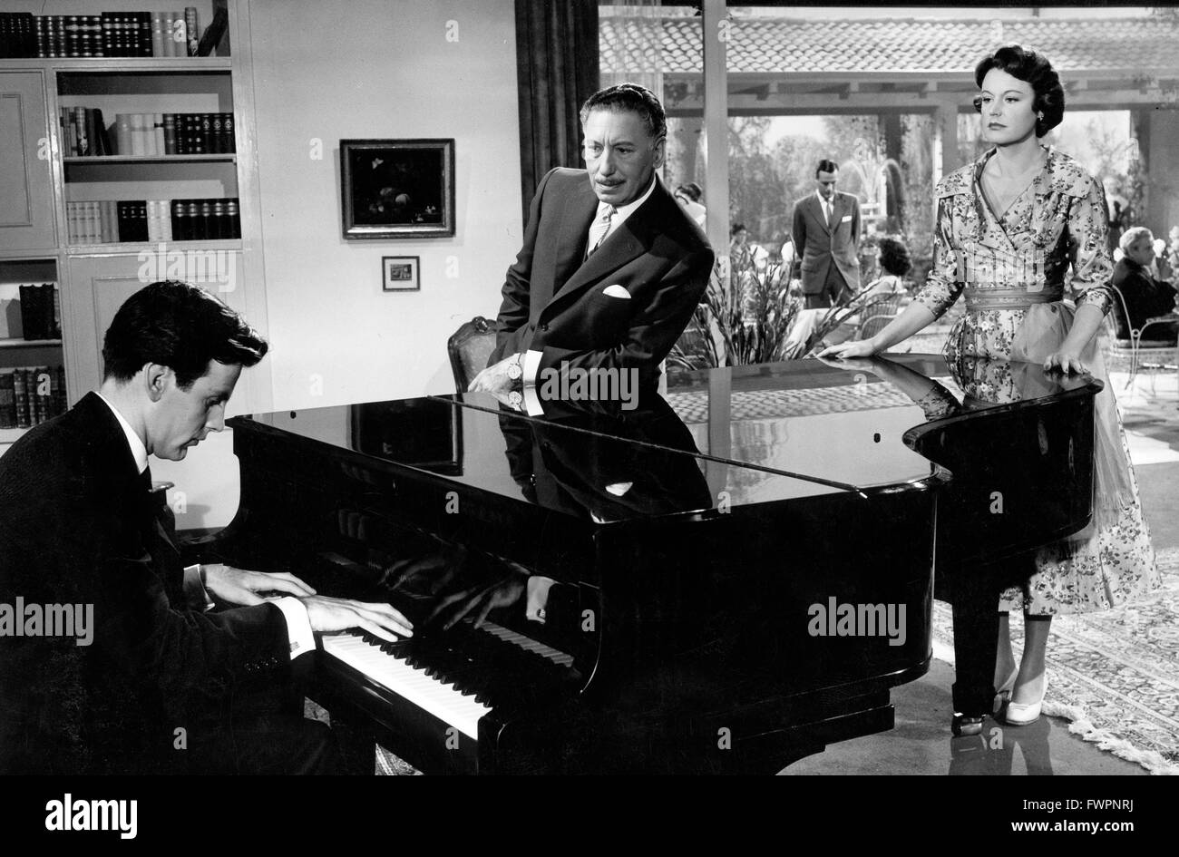 Ein Herz kehrt heim, Deutschland 1956, Regie: Eugen York, Darsteller: Maximilian Schell, Willy Birgel, Maria Holst Stock Photo