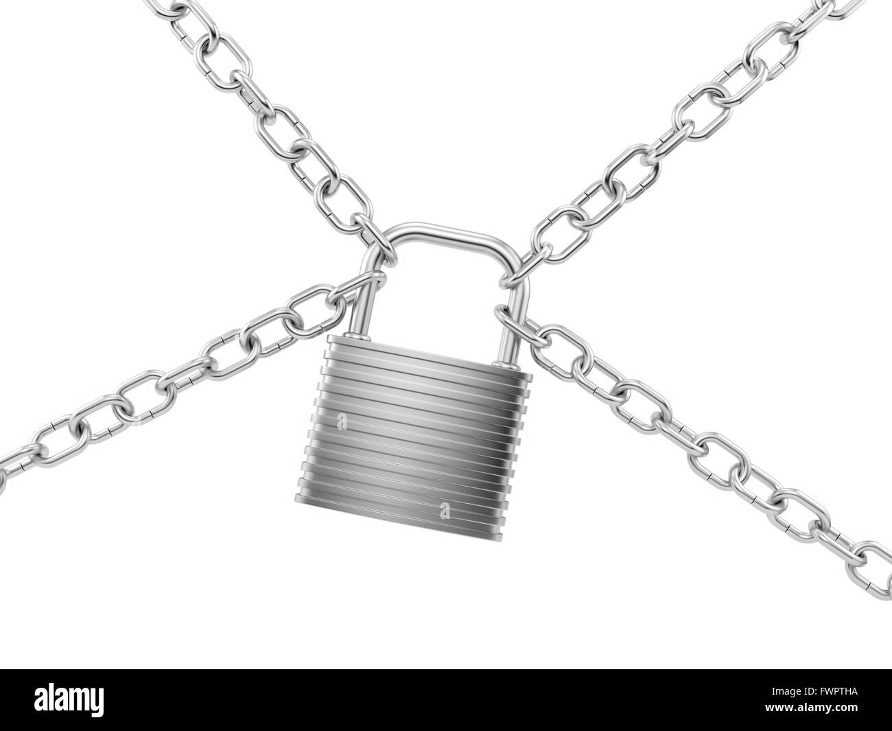 Silver chains Black and White Stock Photos & Images Alamy