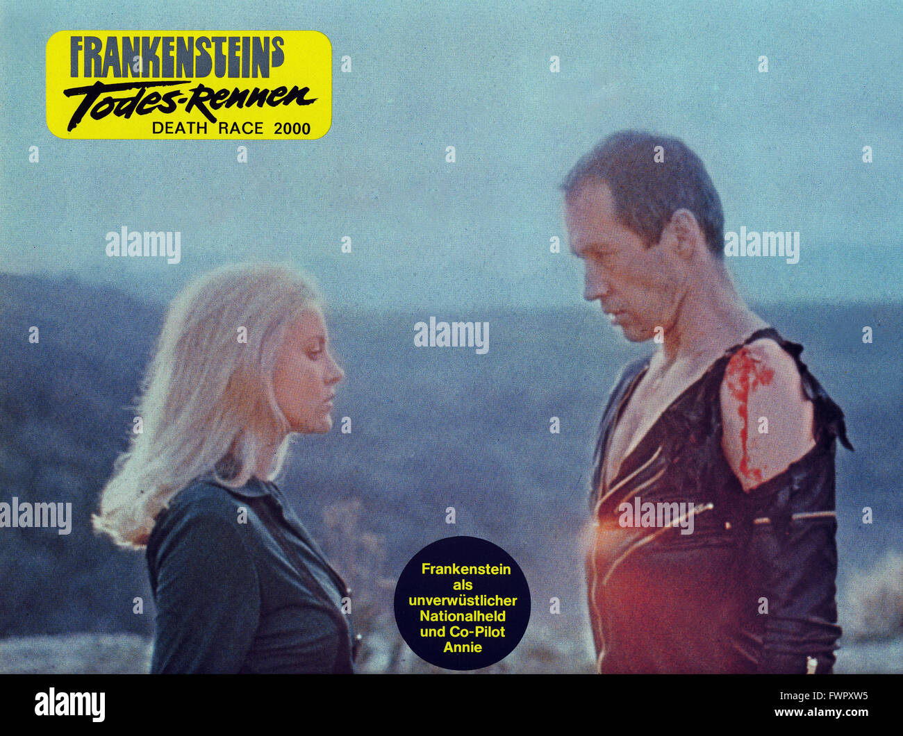 Death Race 2000, aka: Frankensteins Todesrennen, aka: Herrscher der Straße, USA 1975, Regie: Paul Bartel, Darsteller: Simone Griffeth, David Carradine Stock Photo
