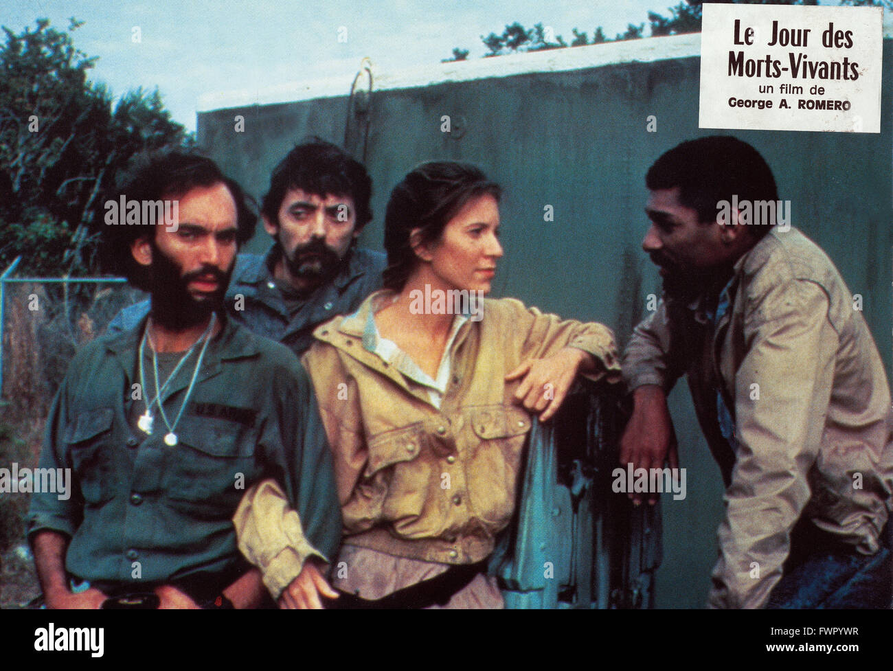 Day of the Dead, aka: Zombie 2 - Das letzte Kapitel, aka: Le Jour des Morts Vivants, USA 1985, Regie: George A. Romero, Darsteller: Lori Cardille (2. v. r.), Terry Alexander (rechts) Stock Photo