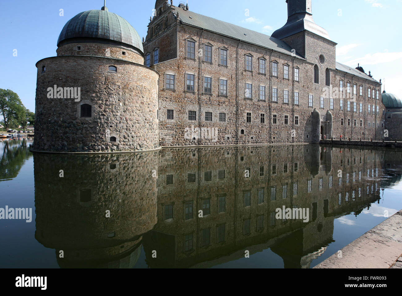 Vadstena castle in Sweden on July 22, 2014. Stock Photo