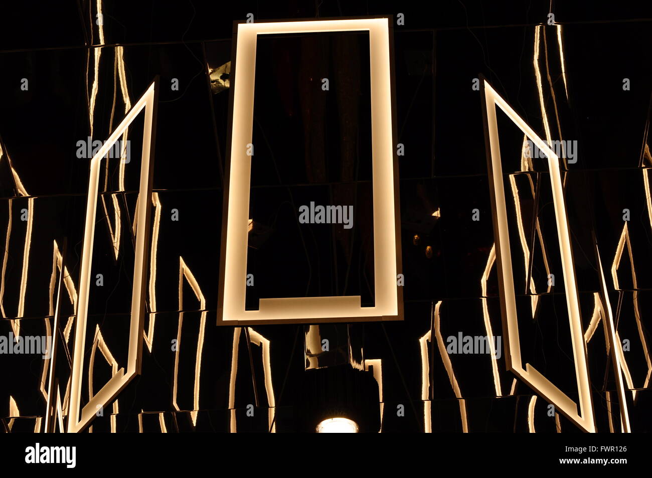 Largest led chandelier in the world Stock Photo Alamy