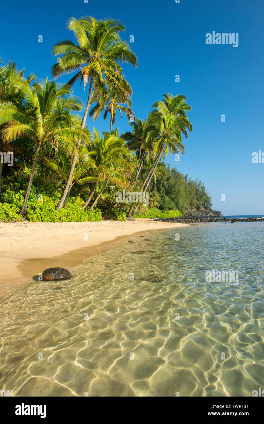 USA, Hawaii, Island, Kauai, Hanalei, Na Pali Coast Stock Photo