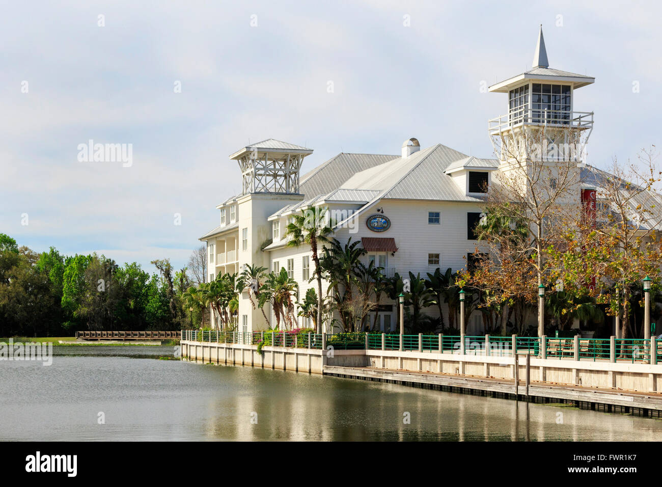 Celebration Hotel, Celebration town centre, Osceola County, Florida, America, USA Stock Photo