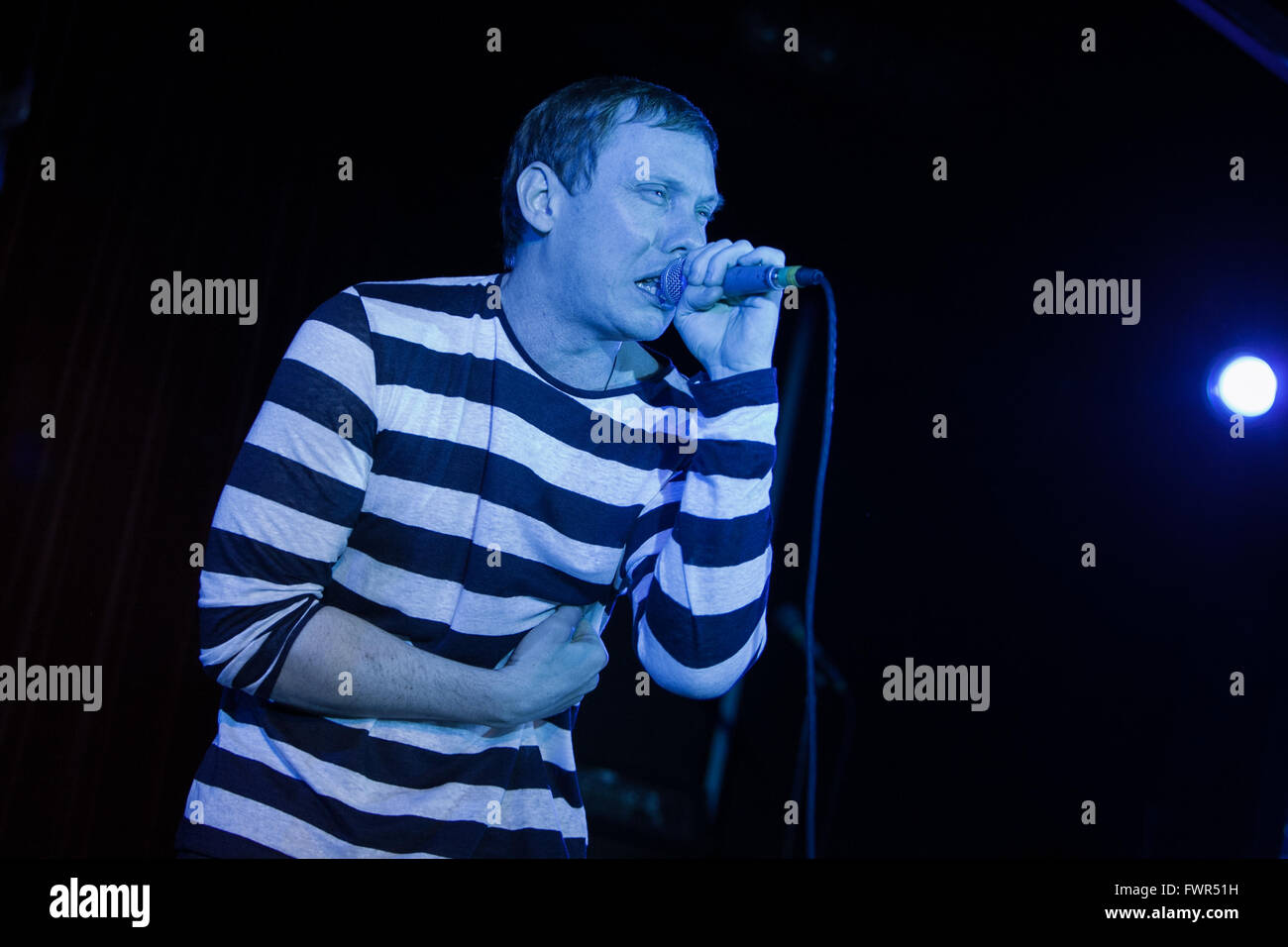 MOSCOW - 31 MARCH, 2016 : Russian rap singer Vladimir Afanasiev known ...