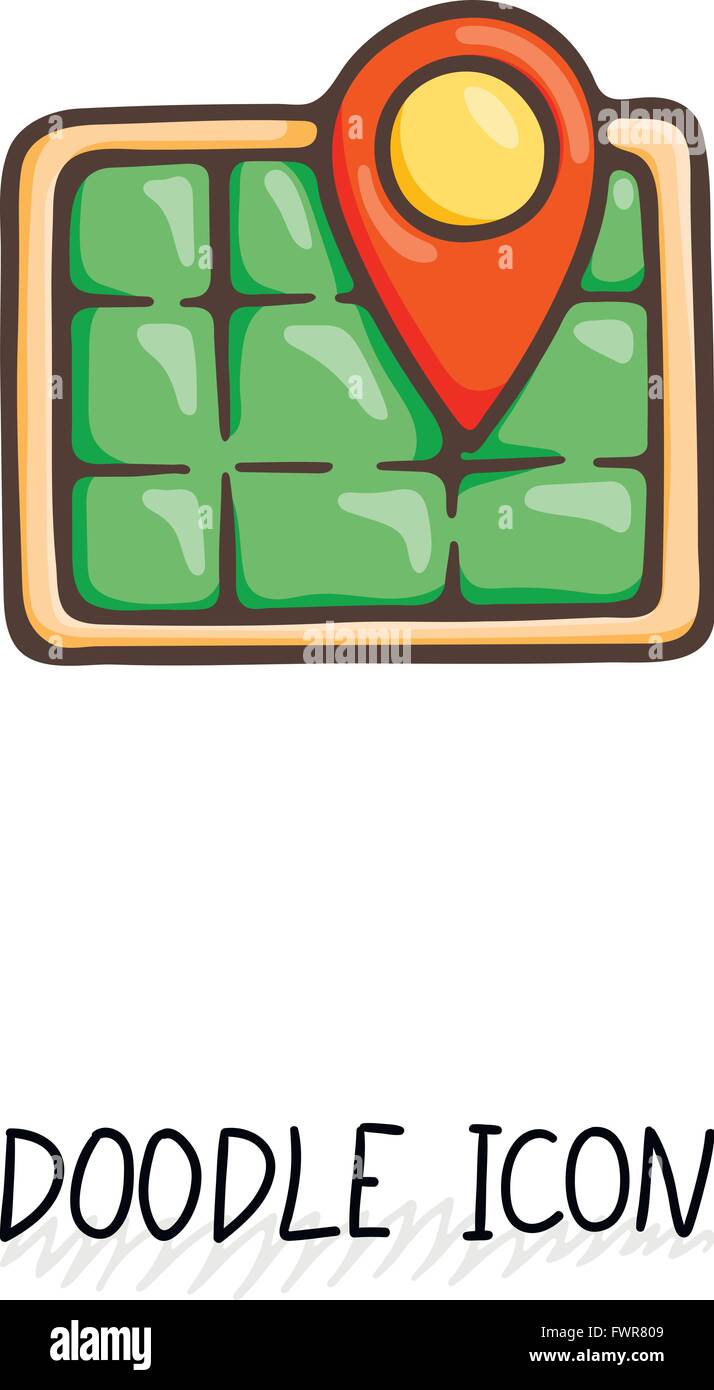 Map pictogram hi-res stock photography and images - Alamy