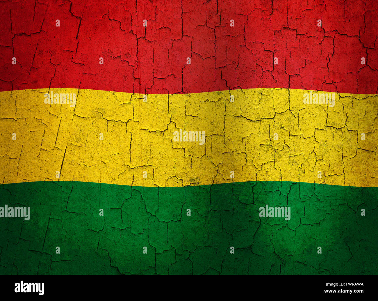 Bolivia flag on an old cracked wall Stock Photo - Alamy