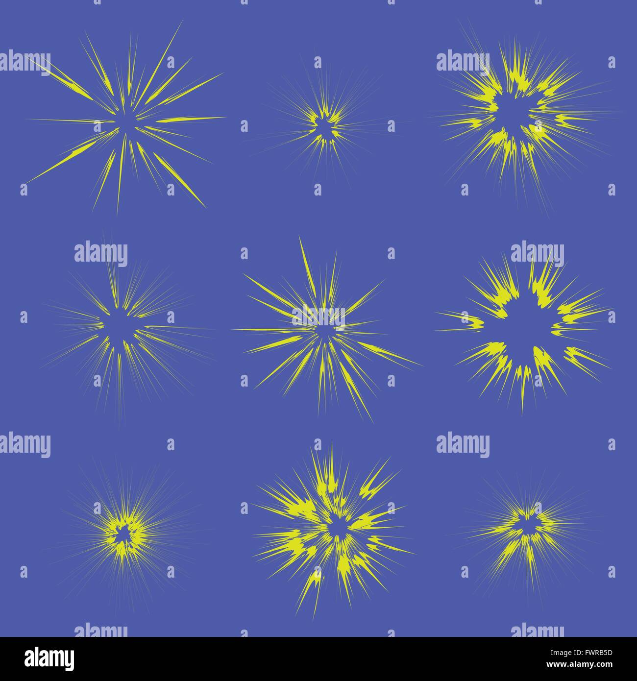 Explode Flash, Cartoon Explosion, Star Burst Stock Vector Image & Art ...