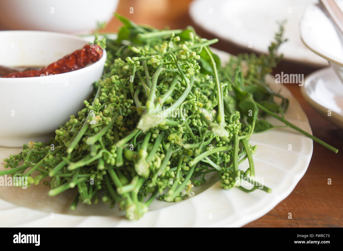 neem leaf food plate taste bitter sauce Stock Photo Alamy