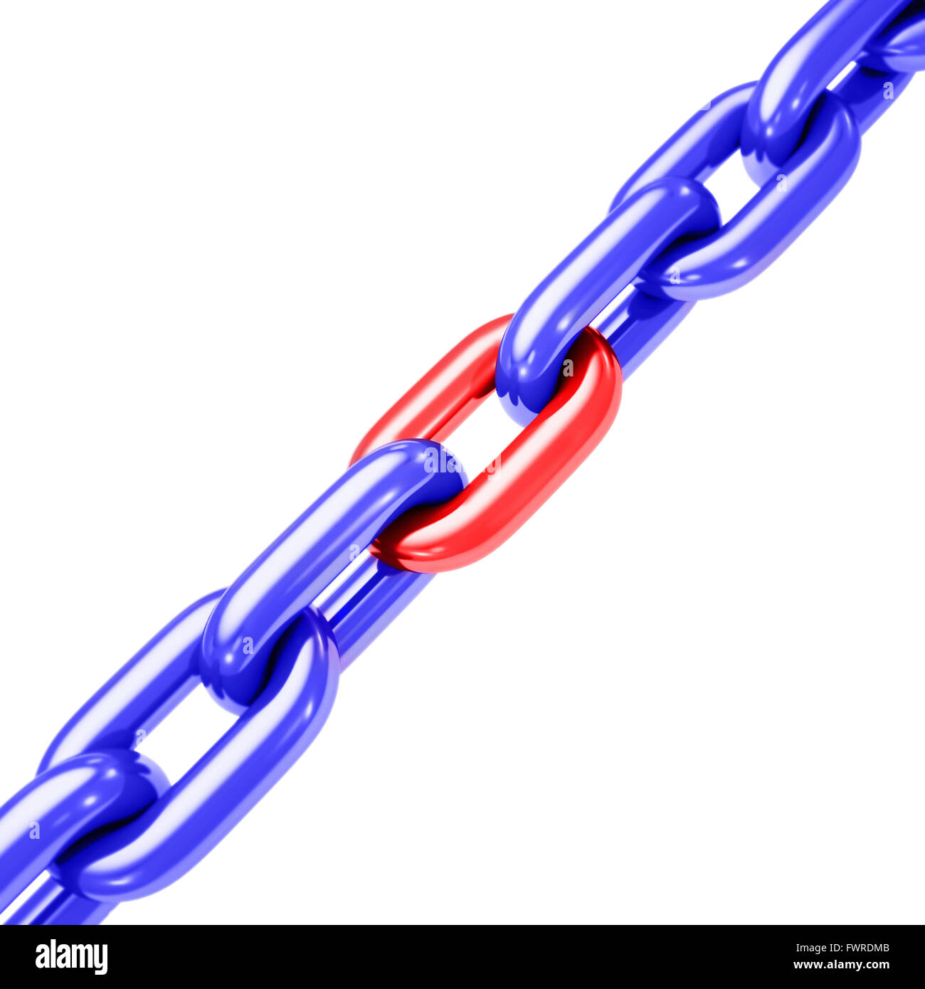 Chain Tension on White Stock Photo - Alamy