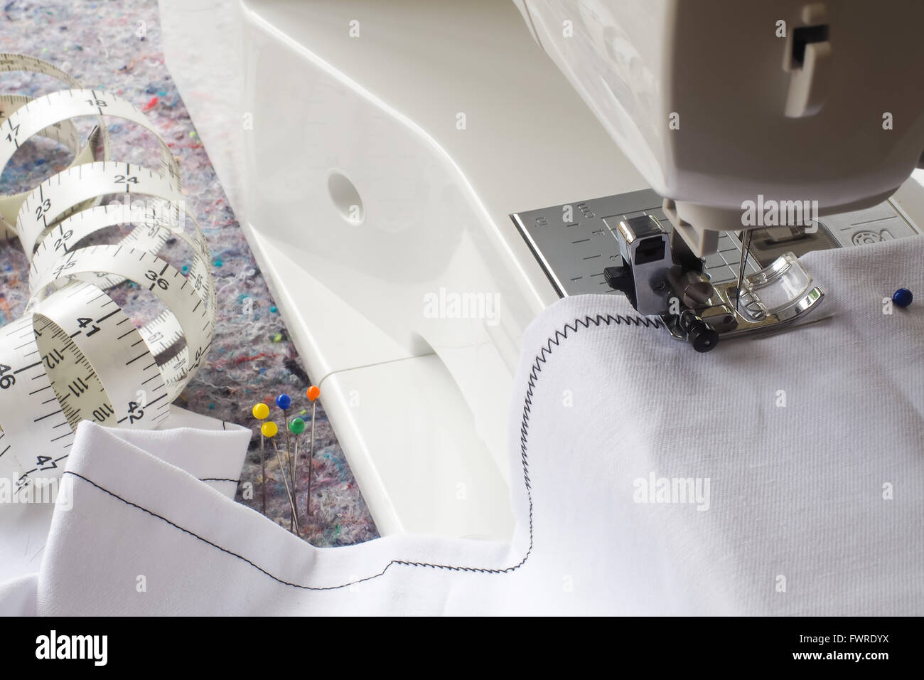 Measuring Tape Metric Tape Measure Needlework Sewing Work Stock Photo by  ©imagebrokermicrostock 195006982