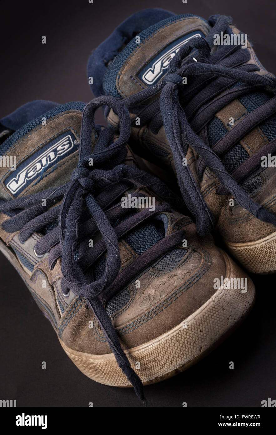 Old Friends - trusty Vans trainers get retired gracefully Stock Photo -  Alamy