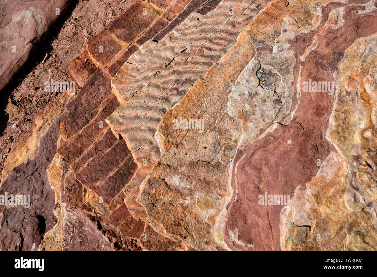 Red Sandstone, Kalbarri National Park, Western Australia, Australia Stock Photo