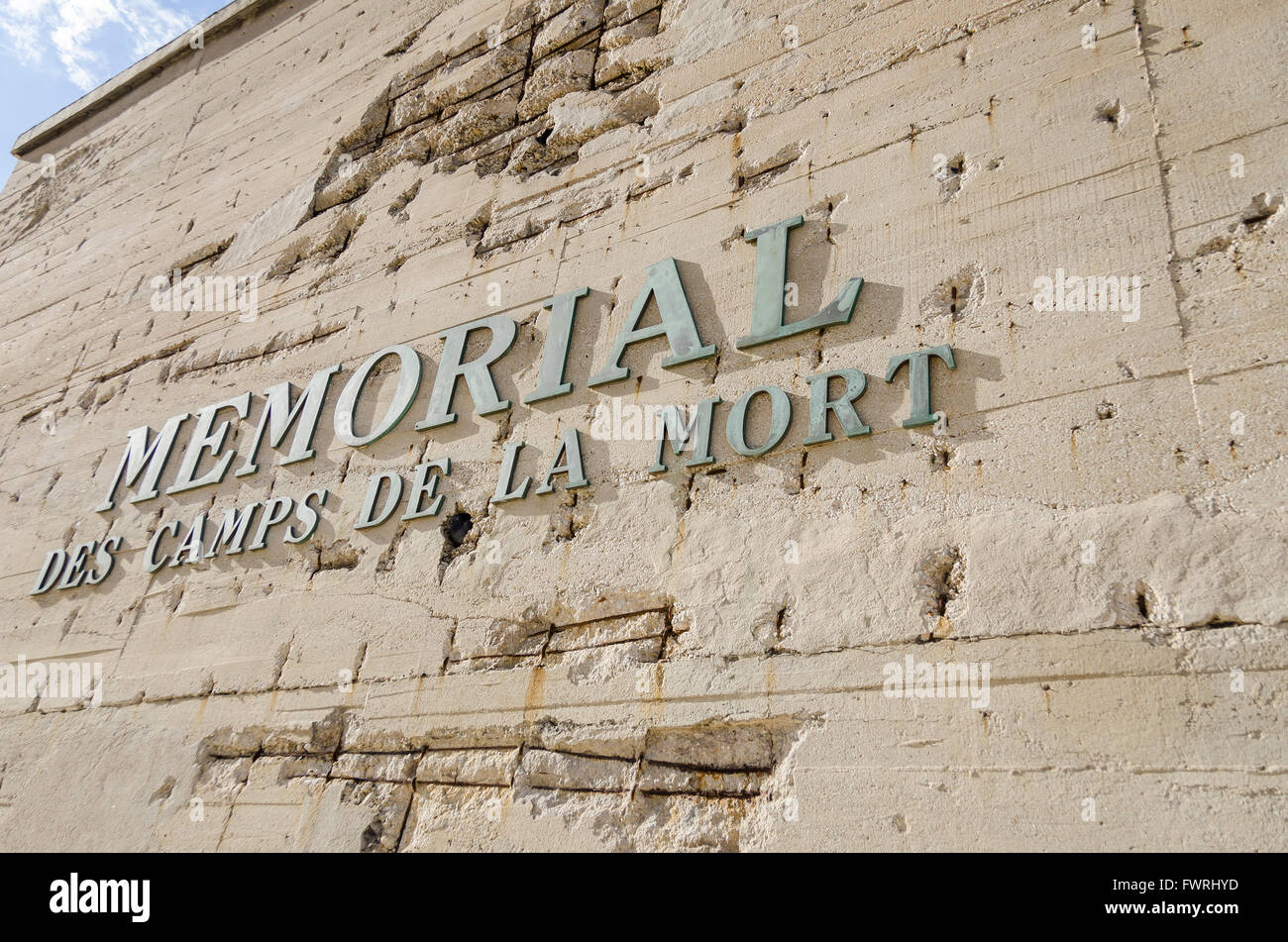 LE MUCEM, MEMORIAL DES CAMPS DE LA MORT, MARSEILLE, BDR, FRANCE 13 Stock Photo