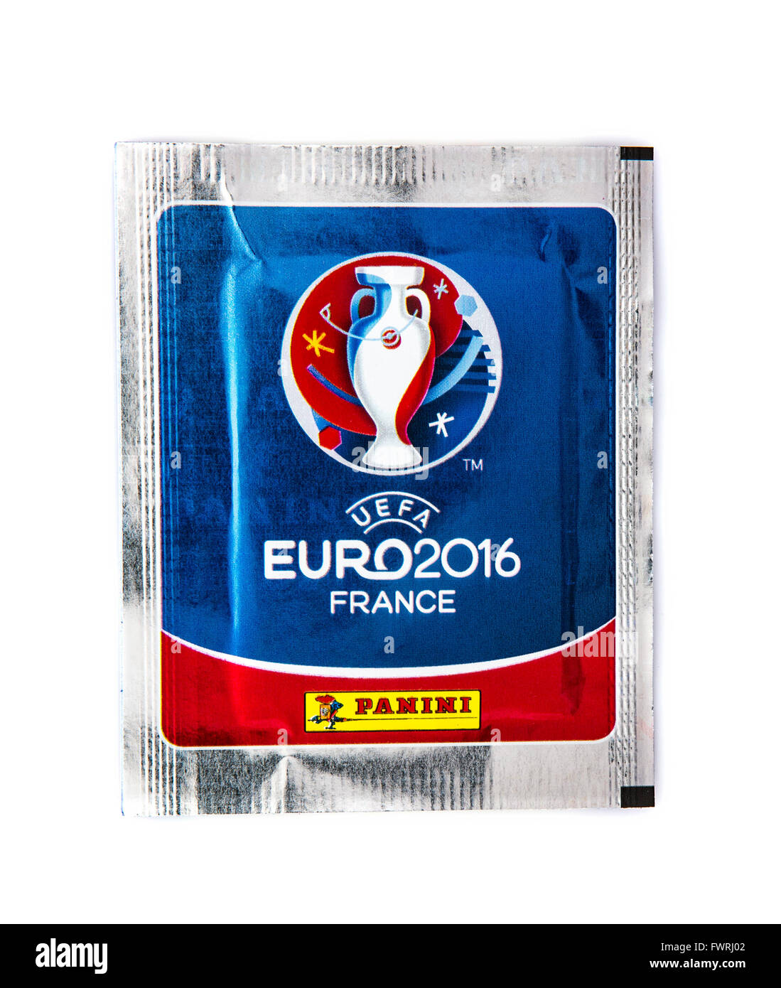 Panini Euro 2016 France Sticker Collection and Album on a white background  Stock Photo - Alamy
