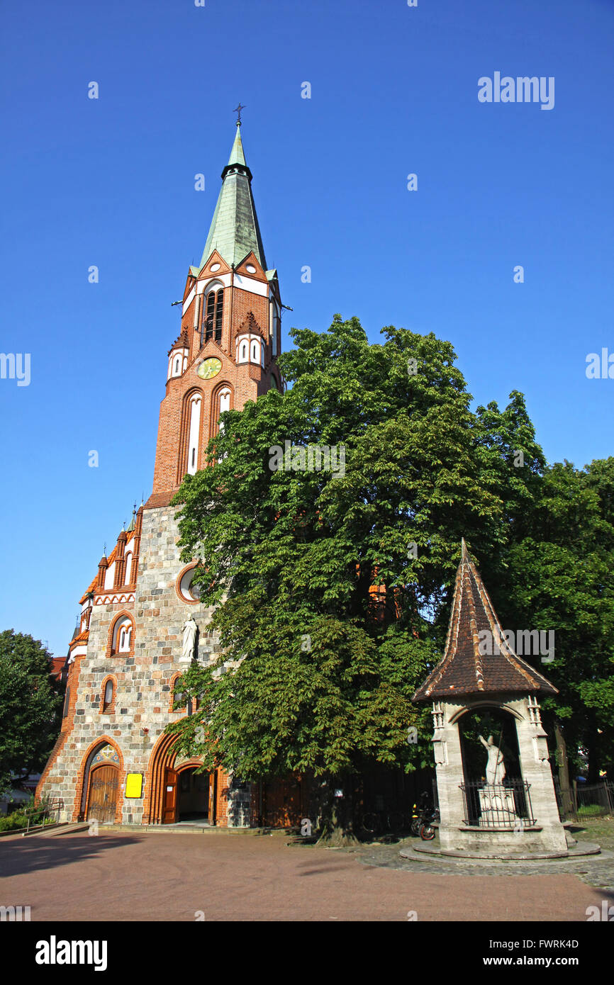 St.George's Roman Catholic Church in Sopot, Poland Stock Photo