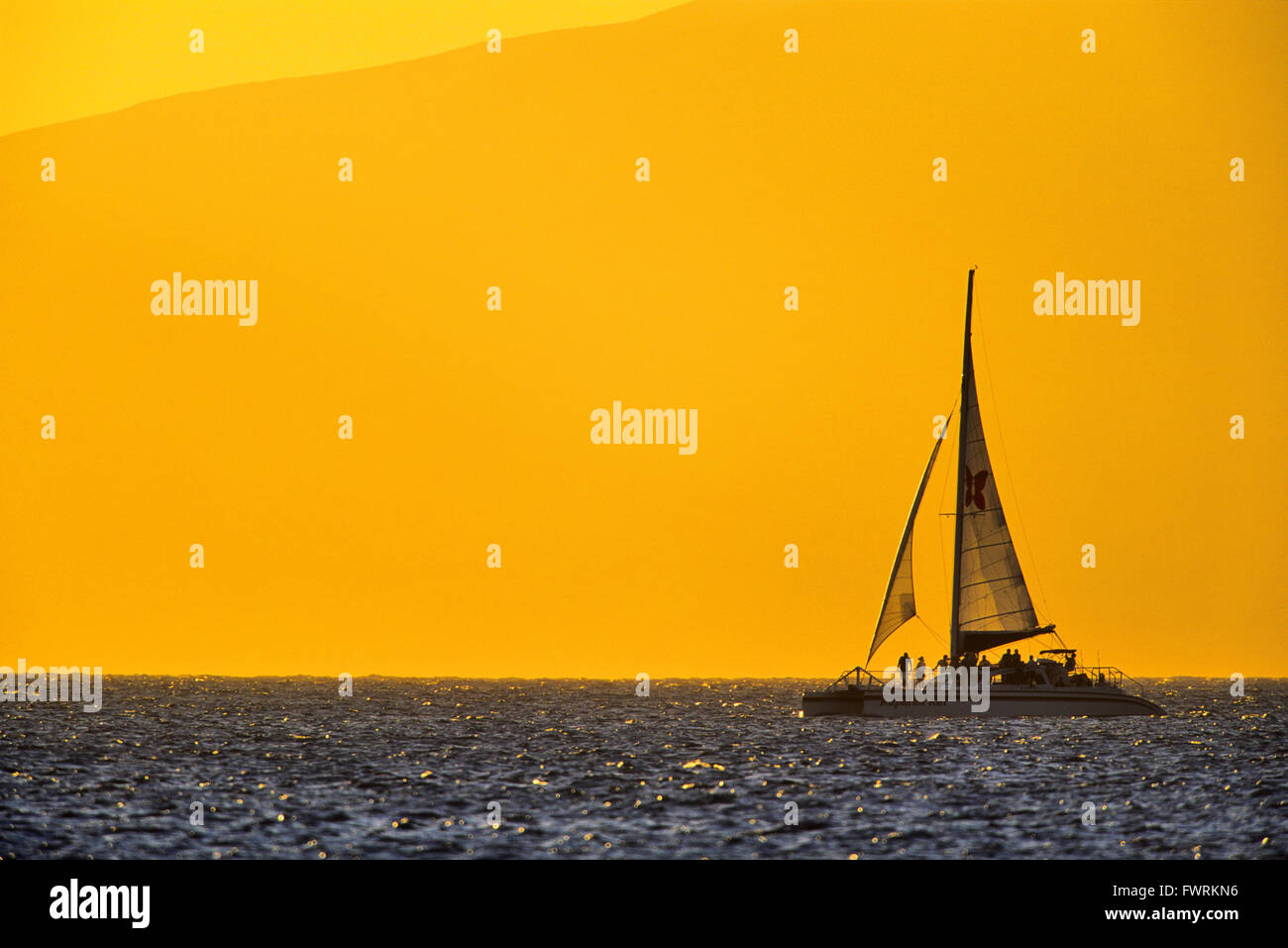 Sailing in Maui, Hawaii, USA Stock Photo Alamy