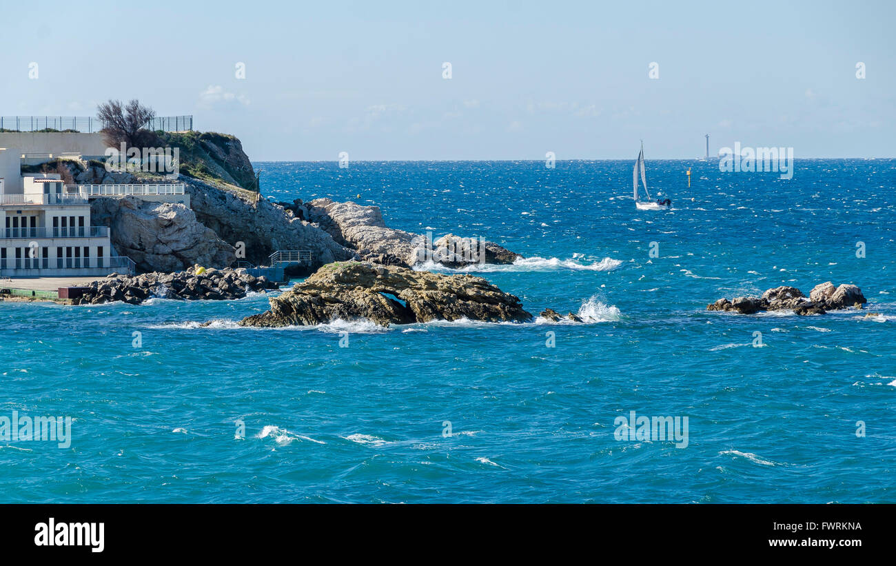 LE VALLON DES AUFFES, MARSEILLE, BDR, FRANCE 13 Stock Photo