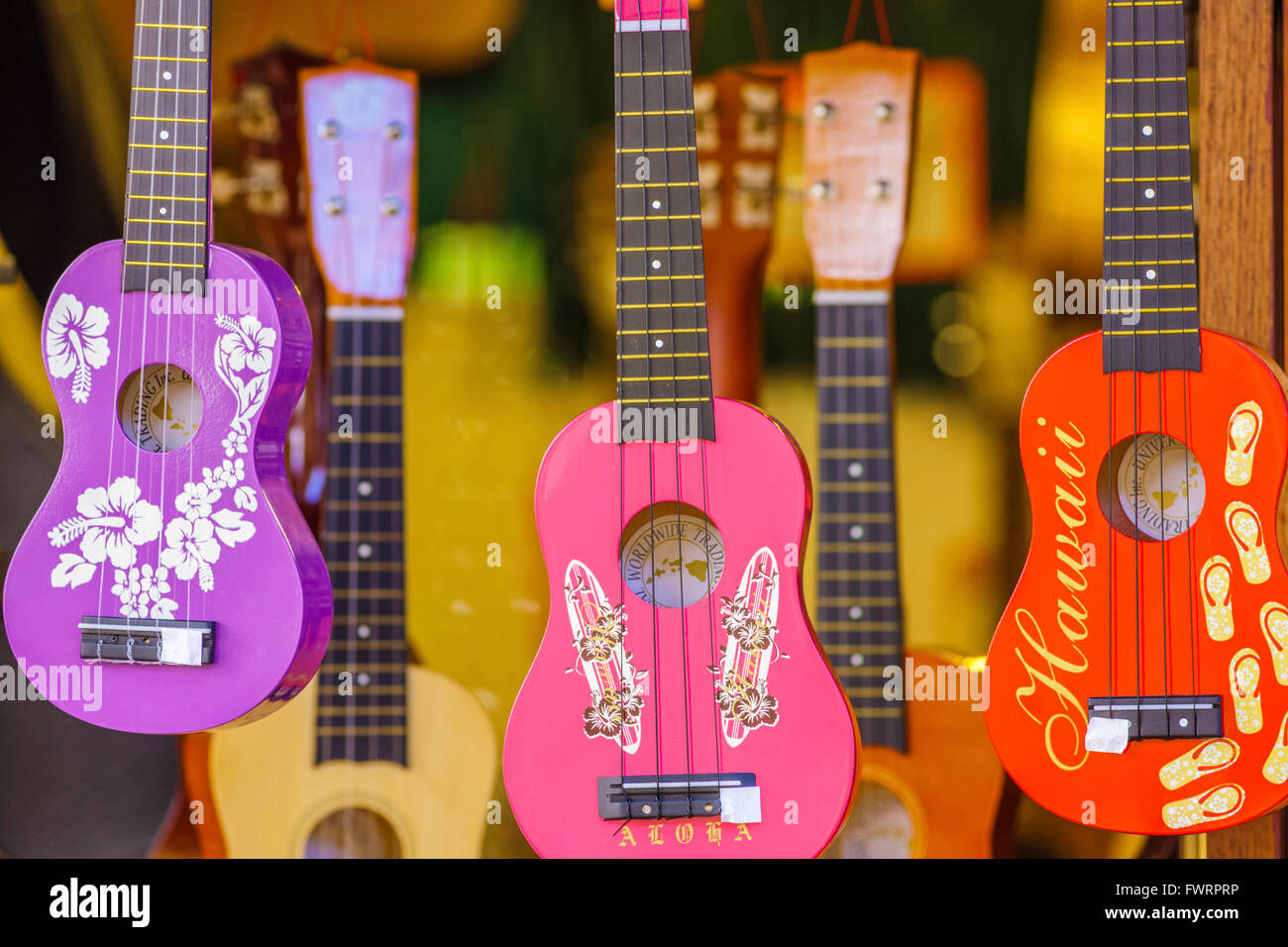 Town of Lahaina on Maui Stock Photo Alamy