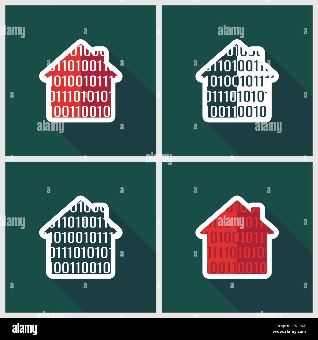 Smart technology home cutout hi-res stock photography and images - Alamy