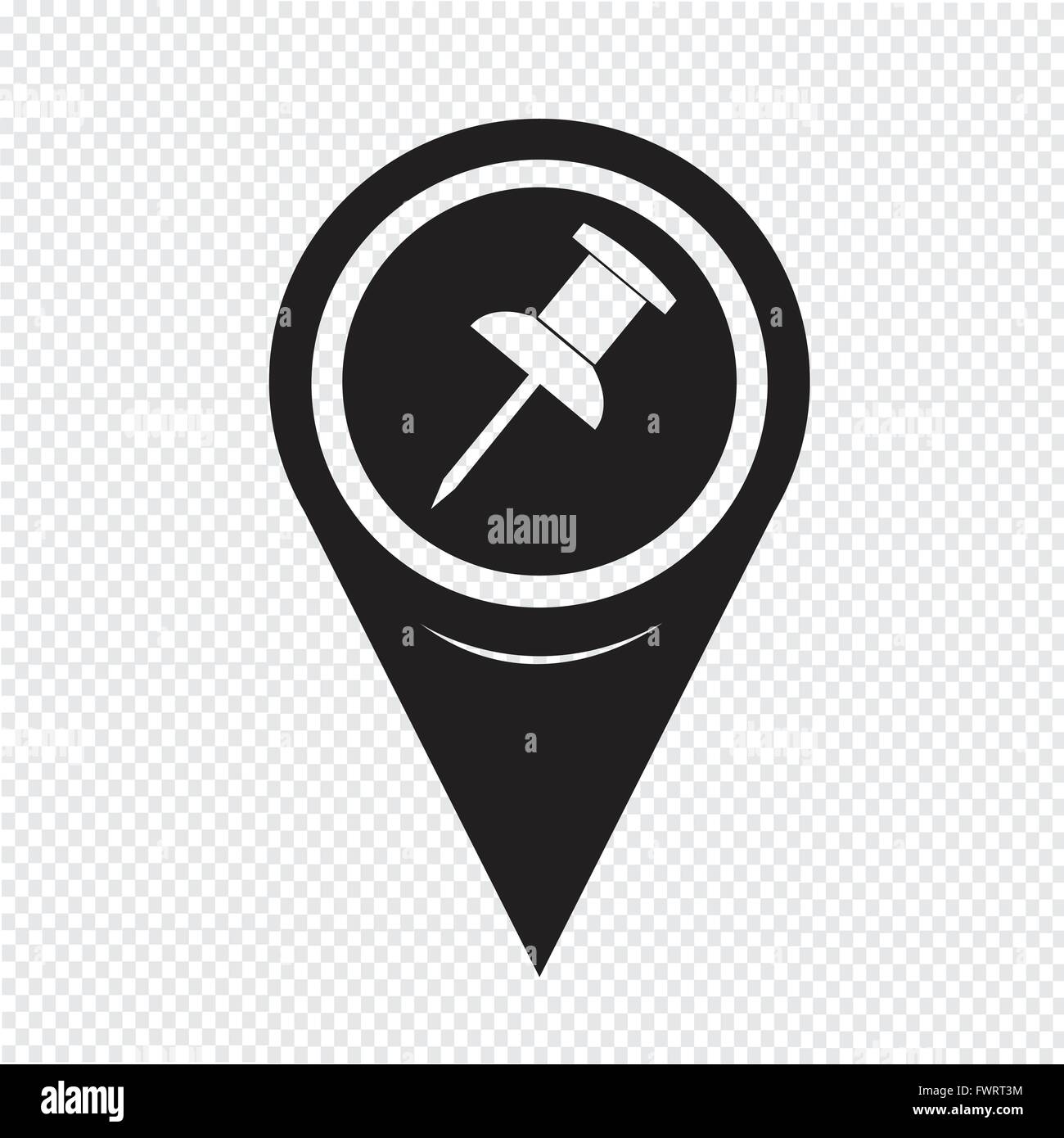 Map Pointer icon Stock Vector Image & Art - Alamy